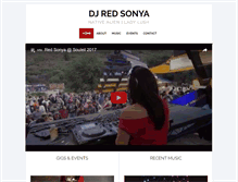 Tablet Screenshot of djredsonya.com